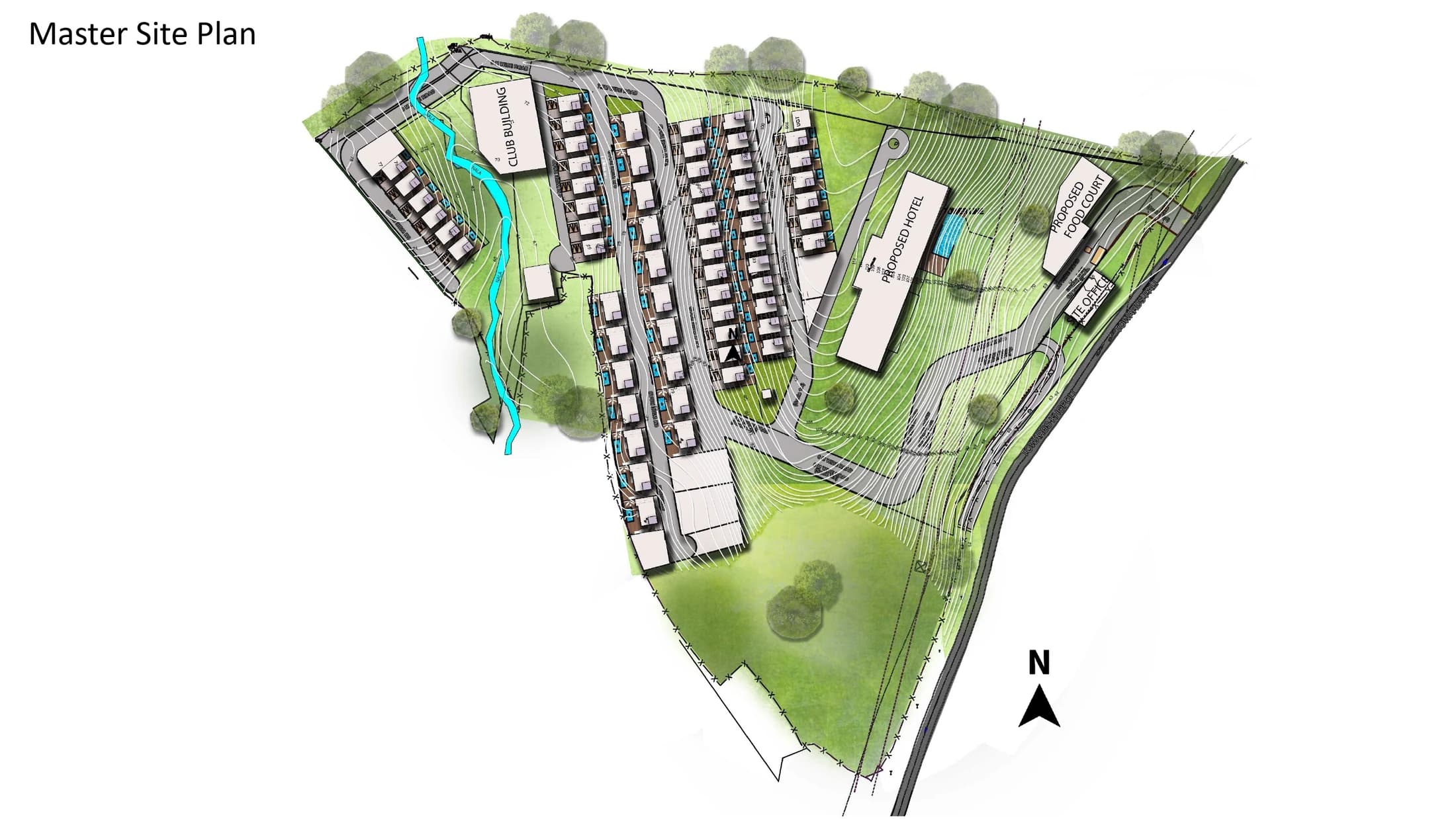 Master site plan for Motus Luxora at Durshet